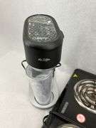 Mr. Coffee Maker, Black and Decker Hot Plate, and Copper Chef Electric Skillet