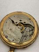 Collection of Four Gold-Filled Pocket Watches with Chain