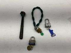 Collection of Various Padlocks and Combination Locks