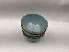 Over and Back 16-Piece Blue Stoneware Dinnerware Set