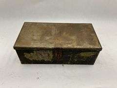 Rustic Metal Storage Box