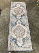 Wyatt & Ash Machine Washable Runner Rug. Like new