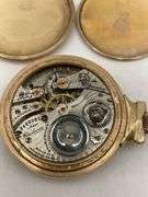 Collection of Four Gold-Filled Pocket Watches with Chain