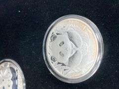 China WWF 50th Anniversary 3-Coin Silver Proof Set