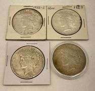 Peace Silver Dollar Collection: 1922-S, 1923, 1924