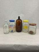 Collection of Glass Jars and Dispensers