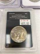 Kennedy Half Dollar Slabbed Coin Collection