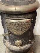 Security Gold Company Cast Iron Parlor Stove with Parts