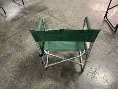Lot of Two Folding Camping Chairs: Timber Ridge and Green