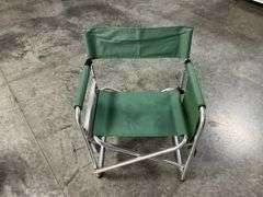 Lot of Two Folding Camping Chairs: Timber Ridge and Green