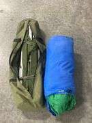 Cot and Sleeping Bag