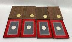 Four Eisenhower United States Proof Dollars