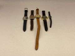Lot of Five Assorted Wristwatches - Fossil, Michael Kors & More