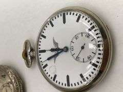 Lot of 3 Pocket Watches: Elgin, Illinois & Unbranded