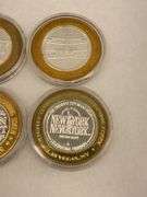 Las Vegas Casino Gaming Tokens .999 Silver Commemorative Set