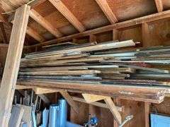 Mixed Lot of Lumber and Wood Scraps