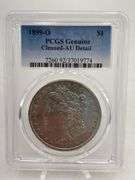 1899-O Morgan Silver Dollar - PCGS Genuine, Cleaned-AU Detail