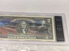 Hot Springs $2 Bill & 47th Presidential Campaign Coin Collection