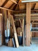 Mixed Lot of Lumber and Wood Scraps
