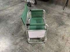 Lot of Two Folding Camping Chairs: Timber Ridge and Green
