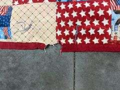 Handmade "Quilters of Trinity Lutheran Cody Wyoming" Patchwork Quilt