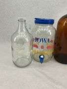 Collection of Glass Jars and Dispensers