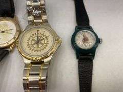 Lot of Five Assorted Wristwatches, including FedEx and Rotary International