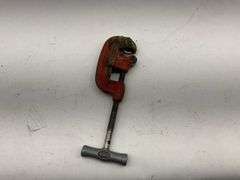 Plumbing Tools Lot - Pipe Cutters, Reamer and Threading Dies