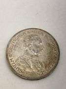 1914 German Empire 5 Mark Silver Coin