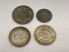 Mixed Lot of World Coins - Half Crown, Lira, and More