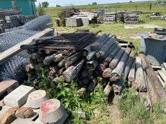 Mixed Lot of Wood Posts