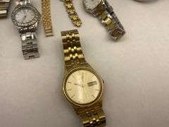 Assorted Lot of Wristwatches: Movado, Seiko, Timex and More