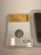 Graded US Coin Collection: Roosevelt Dime & Washington Quarters
