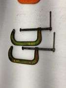 Lot of Assorted Metal C-Clamps