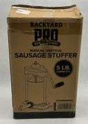 Backyard Pro Butcher Series Manual Vertical Sausage Stuffer - 5 LB Capacity