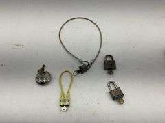 Collection of Various Padlocks and Combination Locks