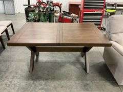 Wood Dining Table with Four Chairs