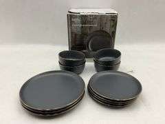 Safdie & Co. 12-Piece Stoneware Dinnerware Set