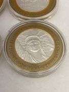 Las Vegas Casino Gaming Tokens .999 Silver Commemorative Set