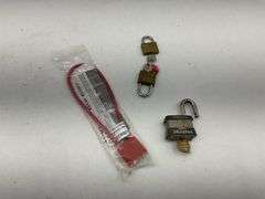 Collection of Various Padlocks and Combination Locks