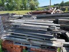 3 Piles Reclaimed Wood Lot - Assorted Sizes and Types Stand Not Included.