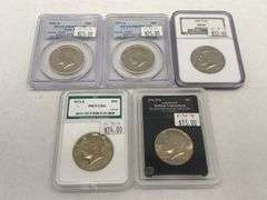 Kennedy Half Dollar Slabbed Coin Collection