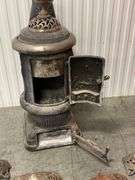 Security Gold Company Cast Iron Parlor Stove with Parts