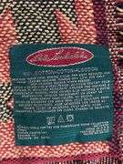 Timberlake Cotton Throw Blanket with Buffalo and Native American Design, 46" x 62"