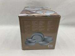 Over & Back Options 16-Piece Dinnerware Set - Blue