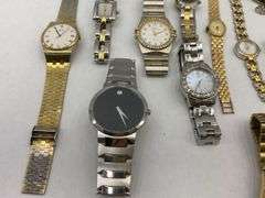 Assorted Lot of Wristwatches: Movado, Seiko, Timex and More