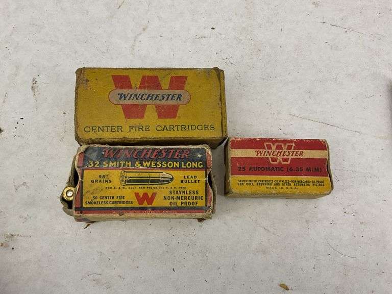 Winchester Cartridges, Loose Rounds, and Projectiles