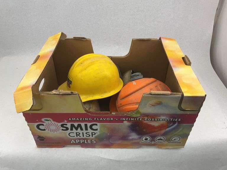 Lot of Hard Hats and Goggles