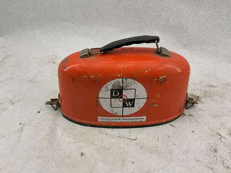 David White Level Transit with Case
