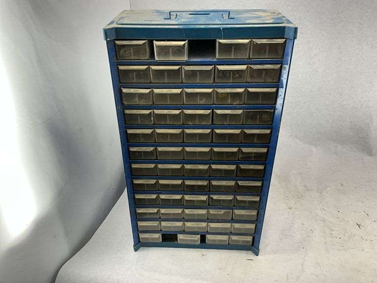Set of 3 Metal Parts Storage Drawers